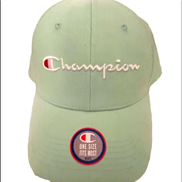 Champion Classic Script Baseball Cap Mint Green - Picture 5 of 5